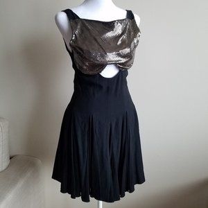 NWT Versace Versus Black Short Dress Size 6